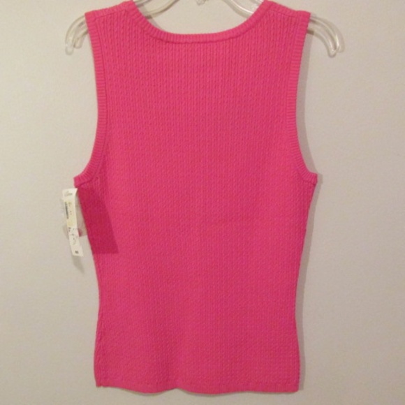 Nordstrom Sleeveless Pink Stretch Top, NWT, Size M - Picture 5 of 5